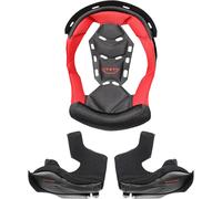 LS2 MX701 ECE 22.06 inner lining, black-red, size L for Men