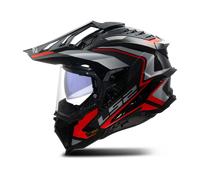 LS2 MX701 EXPLORER C FRONTIER II Integralhelm rot M