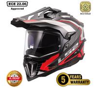 §LS2 MX701 Explorer C Adventure Helmet Red§