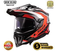 LS2 MX701 Explorer Carbon Frontier II, adventure helmet L Black/Orange/Grey