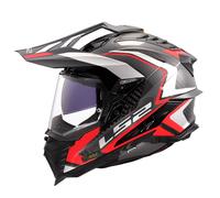 LS2 MX701 Explorer C Adventure Helmet RedM Red