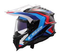 LS2 MX701 Explorer C Adventure Helmet White/Blue3XL White,Blue