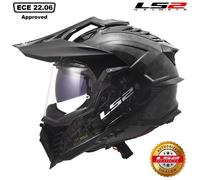 LS2 MX701 EXPLORER C FORGED GLOSS CARBON ADVENTURE DUAL SPORT MOTOCROSS HELMET