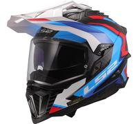 LS2 MX701 EXPLORER C FRONTIER II Integralhelm weiss-blau L