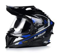 LS2 MX701 Explorer Carbon Adventure Helmet BlueL Blue