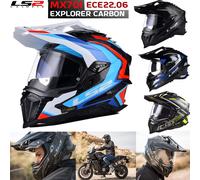 LS2 MX701 EXPLORER CARBON DUAL SPORT MOTOCROSS OFF ROAD ENDURO ADVENTURE HELMET