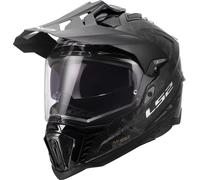 LS2 MX701 EXPLORER CARBON FORGED Integralhelm schwarz L
