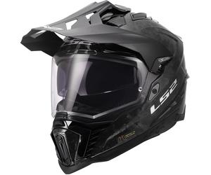 LS2 MX701 Explorer Carbon Forged, adventure helmet XL Black/Dark Grey