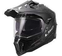 LS2 MX701 EXPLORER CARBON FORGED Integralhelm schwarz L