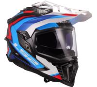 LS2 MX701 Explorer Carbon Frontier II, adventure helmet 3XL Black/Blue/White/Red