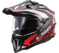LS2 MX701 Explorer Carbon Frontier II Motocross Helmet, carbon/red, size L (59/60)