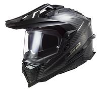 LS2 MX701 Explorer Carbon Helmet, black, size S for Men