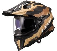 LS2 MX701 Explorer Carbon Trick, adventure helmet S Black/Brown/Beige