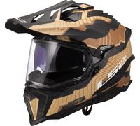 LS2 MX701 Explorer Carbon Trick Motocross Helmet, Sand matt, size XXXL (65/66)