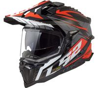 LS2 MX701 Explorer Spire, adventure helmet L Black/Grey/Red