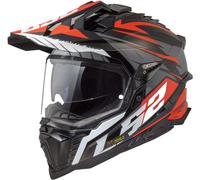 LS2 MX701 Explorer Adventure Helmet Spire Spire Black/Titanium/RedM Spire Black,Titanium,Red