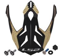 LS2 MX701 Trick Helmet Peak, brown for Men