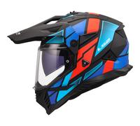 Ls2 Mx702 Pioneer Ii Block Full Face Helmet Black XS