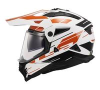 Ls2 Mx702 Pionner Ii Namib Full Face Helmet White XS