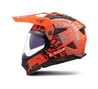 LS2 MX702 Pioneer II Adventure Helmet OrangeXL Orange