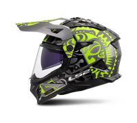 LS2 MX702 Pioneer II Adventure Helmet YellowL Yellow