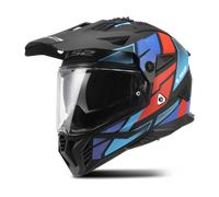 LS2 MX702 Pioneer II Block Adventure Helmet Black/Red/BlueXL Black,Red,Blue