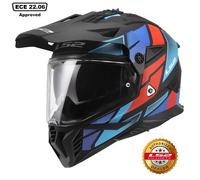 Ls2 Mx702 Pioneer Ii Block Full Face Helmet Black XS