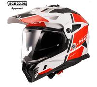 LS2 MX702 PIONEER II DUAL VISOR ADVENTURE OFF ROAD MX ECE22.06 MOTORCYCLE HELMET