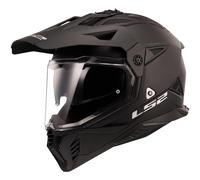 LS2 Pioneer II Adventure Motorcycle Motocross Helmet Matt Black - XXL
