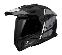 LS2 MX702 Pioneer II Hill motocross helmet, black-matt/white (L)