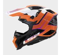 LS2 MX703 X-FORCE CARBON GALUO MX-Helm orange 3XL