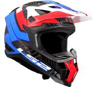 LS2 MX703 X-Force Galuo, motocross helmet XL Black/Blue/White/Red