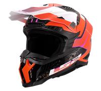 LS2 MX703 X-FORCE CARBON FIBRE MOTOCROSS OFF-ROAD MOTORCYCLE HELMET GALUO ORANGE
