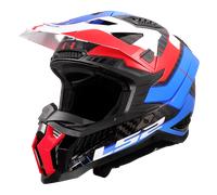 LS2 MX703 X-Force Galuo, motocross helmet M Black/Blue/White/Red