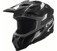 LS2 MX703 X-Force Phantom Motocross Helmet, black/grey, size L (59/60)