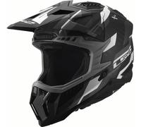 LS2 MX703 X-FORCE PHANTOM MX-Helm matt schwarz-grau XS