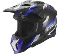 LS2 MX703 X-FORCE PHANTOM MX-Helm blau-weiss XS