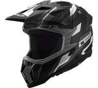 LS2 MX703 X-FORCE PHANTOM MX-Helm matt schwarz-grau XXL