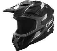 LS2 MX703 X-FORCE PHANTOM MX-Helm matt schwarz-grau S