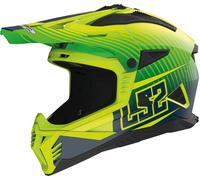 LS2 MX708 Fast II Duck Motocross Helmet, Neon Green, size XL (61/62)