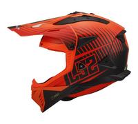 LS2 MX708 FAST II DUCK MX-Helm matt orange-rot L