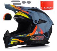 LS2 MX708 FAST II ECE22.06 OFF ROAD MX QUAD ENDURO MOTOCROSS MOTORBIKE HELMET
