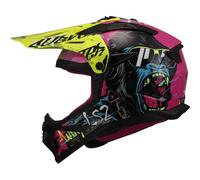 LS2 MX708 FAST II GORILLA MX-Helm purple-fluo gelb S