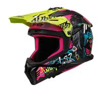 LS2 MX708 Fast II MX Helmet Gorilla Purple/Hi-Vis YellowL Gorilla Purple,Hi-Vis Yellow