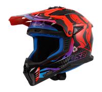 LS2 MX708 Fast II MX Helmet Wash Red GlossM Wash Red Gloss