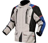 LS2 Narvik Blue Black Grey Red Fabric Jacket
