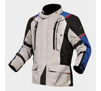 LS2 Narvik Motorcycle Motorbike Textile Jacket Blue / Black / Grey / Red