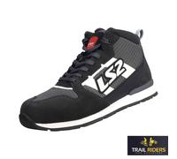 LS2 Nova Waterproof Motorcycle Boots Leather Touring CE Motorbike Boots Black