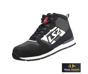 LS2 Nova Waterproof Motorcycle Boots Leather Touring CE Motorbike Boots Black
