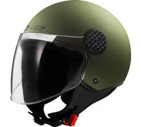 LS2 OF558 Sphere II Solid Jet Helmet, green, size XL for Men